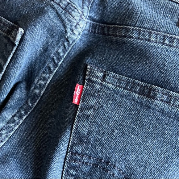 Levi's - Black Label - 512 Slim Taper Fit Flex Jeans - Abu - Dark Wash - Picture 9 of 11